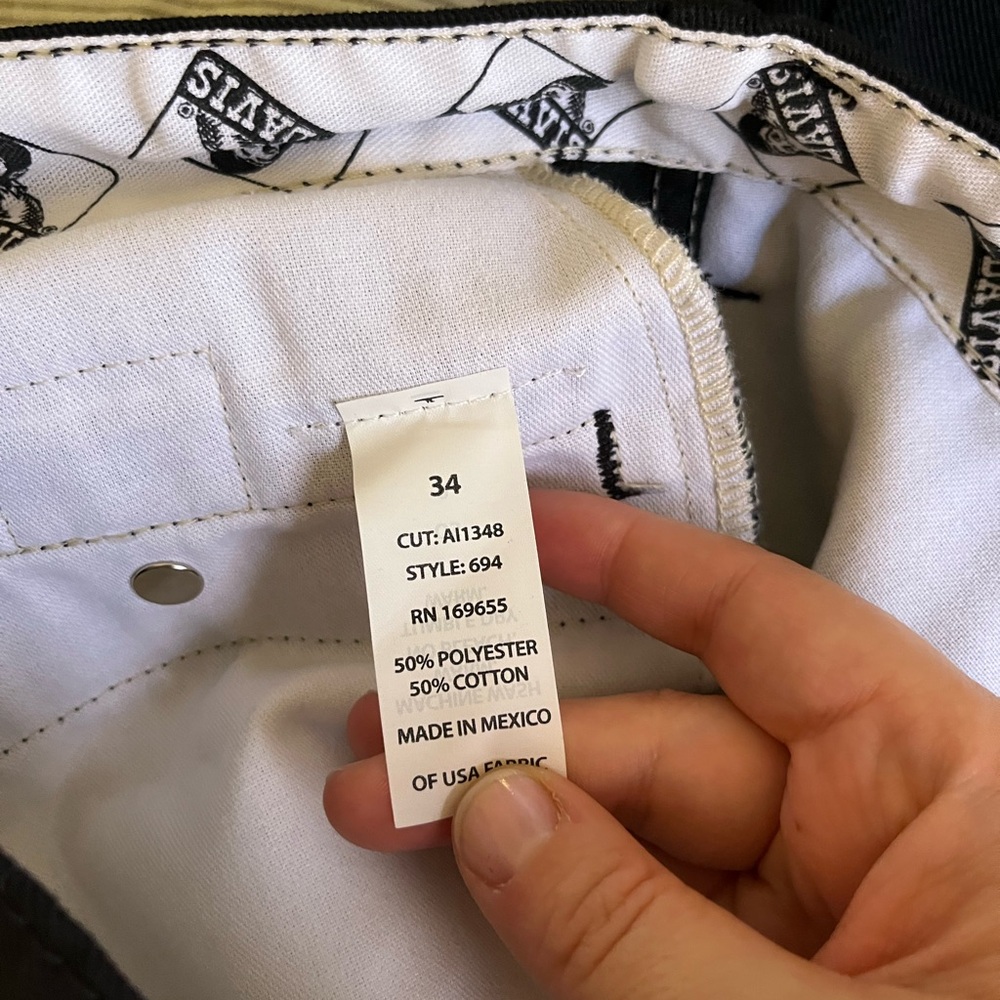 Ben Davis Original Men’s Pants in Black - Picture 4 of 4